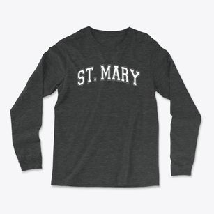 St Mary Parish Varsity Arch Light Soft Long Sleeve T-Shirt