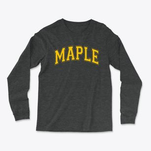 Maple Elementary School Varsity Arch Light Soft Long Sleeve T-Shirt