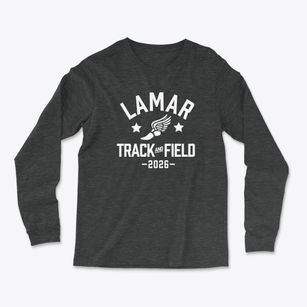 Lamar Middle School Track and Field Light Soft Long Sleeve T-Shirt