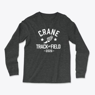 Crane Elementary School Track and Field Light Soft Long Sleeve T-Shirt