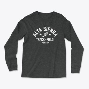Alta Sierra Elementary School Track and Field Light Soft Long Sleeve T-Shirt