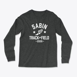 Sabin Magnet School Track and Field Light Soft Long Sleeve T-Shirt