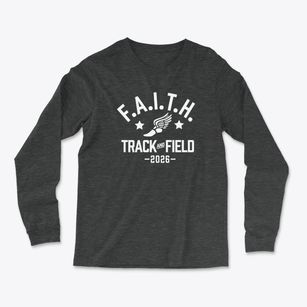 F.a.i.t.h. Homeschool Track and Field Light Soft Long Sleeve T-Shirt
