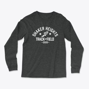 Shaker Heights School District Track and Field Light Soft Long Sleeve T-Shirt