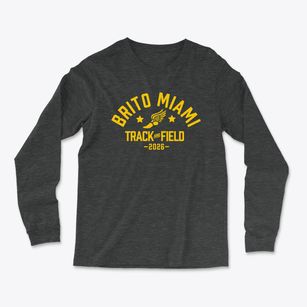 Brito Miami Private School Track and Field Light Soft Long Sleeve T-Shirt