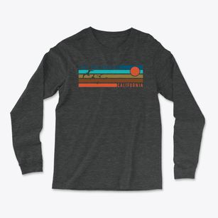 Lake San Marcos California Blissful Sunset Light Soft Long Sleeve T-Shirt