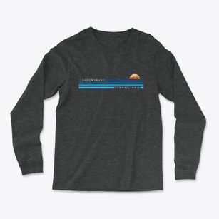 Shrewsbury Pennsylvania Water View Light Soft Long Sleeve T-Shirt