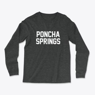 Poncha Springs Colorado Classic Block Light Soft Long Sleeve T-Shirt