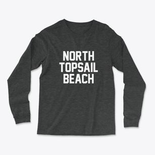North Topsail Beach North Carolina Classic Block Light Soft Long Sleeve T-Shirt