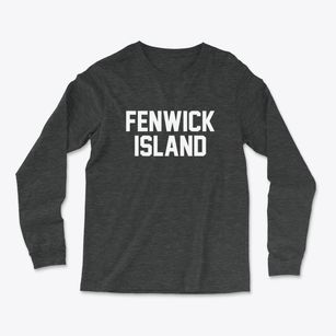 Fenwick Island Delaware Classic Block Light Soft Long Sleeve T-Shirt