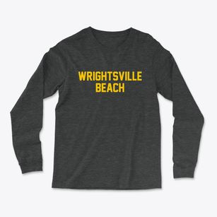 Wrightsville Beach North Carolina Classic Block Light Soft Long Sleeve T-Shirt