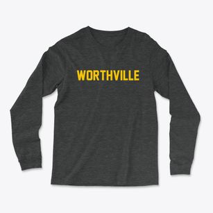 Worthville Kentucky Classic Block Light Soft Long Sleeve T-Shirt