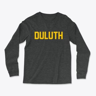 Duluth Minnesota Classic Block Light Soft Long Sleeve T-Shirt