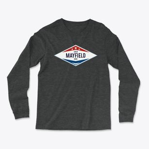 Mayfield Ohio Diamond Star Light Soft Long Sleeve T-Shirt