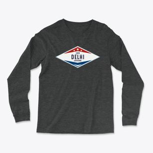 Delhi Louisiana Diamond Star Light Soft Long Sleeve T-Shirt