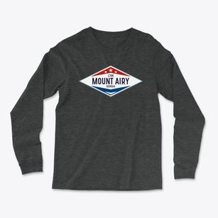 Mount Airy Georgia Diamond Star Light Soft Long Sleeve T-Shirt