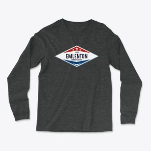 Emlenton Pennsylvania Diamond Star Light Soft Long Sleeve T-Shirt