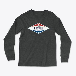 Russell Arkansas Diamond Star Light Soft Long Sleeve T-Shirt