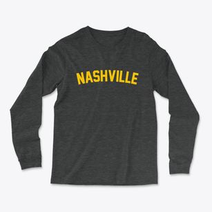 Nashville North Carolina Classic Curve Light Soft Long Sleeve T-Shirt