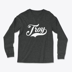 Troy Alabama Vintage Team Light Soft Long Sleeve T-Shirt
