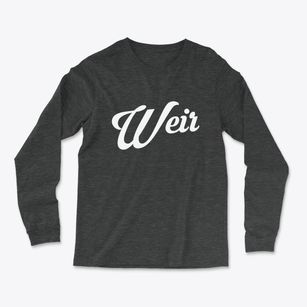 Weir Mississippi Vintage Team Light Soft Long Sleeve T-Shirt