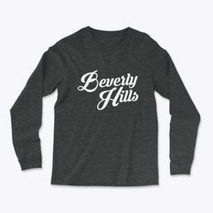 Beverly Hills Florida Vintage Team Light Soft Long Sleeve T-Shirt