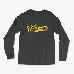 Warsaw Kentucky Vintage Team Light Soft Long Sleeve T-Shirt