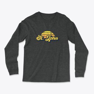 St. John North Dakota Sublime Sunset Light Soft Long Sleeve T-Shirt