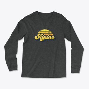 Alpine Oregon Sublime Sunset Light Soft Long Sleeve T-Shirt