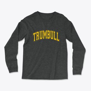 Trumbull Connecticut Varsity Light Soft Long Sleeve T-Shirt