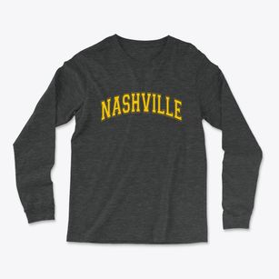 Nashville Tennessee Varsity Light Soft Long Sleeve T-Shirt