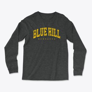 Blue Hill Nebraska Urban Vibe Light Soft Long Sleeve T-Shirt
