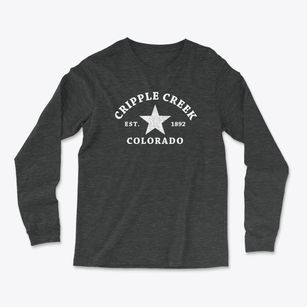 Cripple Creek Colorado Star Light Soft Long Sleeve T-Shirt
