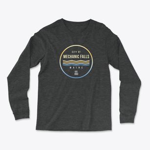 Mechanic Falls Maine Color Fade Light Soft Long Sleeve T-Shirt