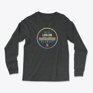Ludlow Vermont Color Fade Light Soft Long Sleeve T-Shirt