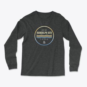 Randolph Afb Texas Color Fade Light Soft Long Sleeve T-Shirt