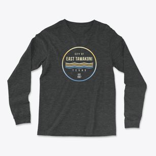 East Tawakoni Texas Color Fade Light Soft Long Sleeve T-Shirt