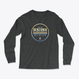 Benzonia Michigan Color Fade Light Soft Long Sleeve T-Shirt
