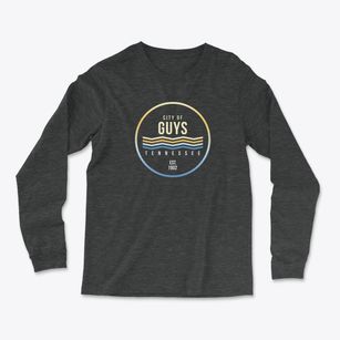 Guys Tennessee Color Fade Light Soft Long Sleeve T-Shirt