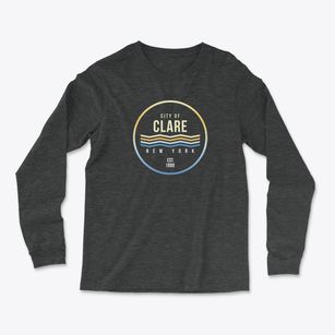 Clare New York Color Fade Light Soft Long Sleeve T-Shirt