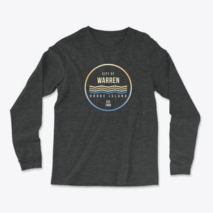 Warren Rhode Island Color Fade Light Soft Long Sleeve T-Shirt