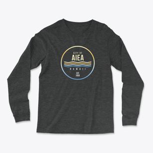 Aiea Hawaii Color Fade Light Soft Long Sleeve T-Shirt