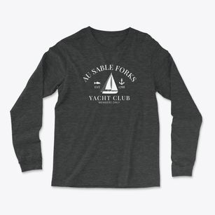 Au Sable Forks New York Yacht Club Light Soft Long Sleeve T-Shirt