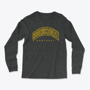Georgetown Kentucky Inline Light Soft Long Sleeve T-Shirt