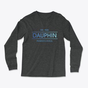 Dauphin Pennsylvania Horizon Light Soft Long Sleeve T-Shirt