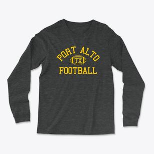 Port Alto Texas Football Light Soft Long Sleeve T-Shirt