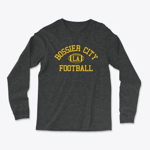 Bossier City Louisiana Football Light Soft Long Sleeve T-Shirt