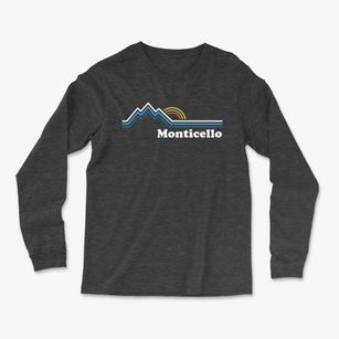 Monticello Utah Mountain View Light Soft Long Sleeve T-Shirt