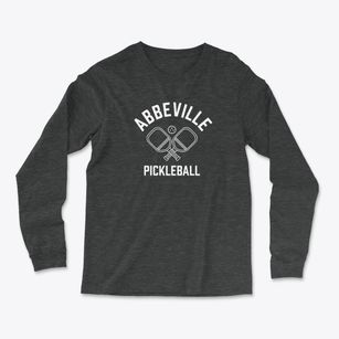 Abbeville Mississippi Pickleball Light Soft Long Sleeve T-Shirt