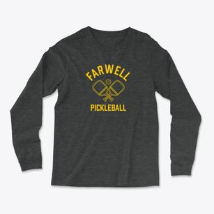 Farwell Michigan Pickleball Light Soft Long Sleeve T-Shirt